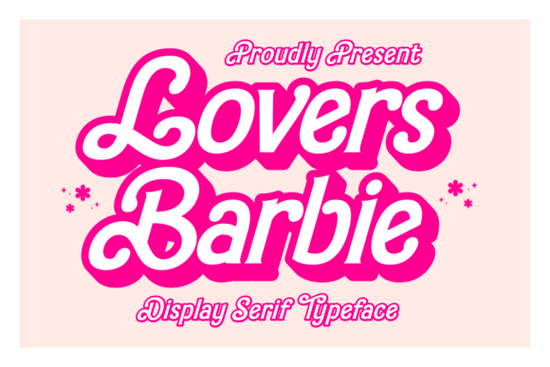 Lovers Barbie Font